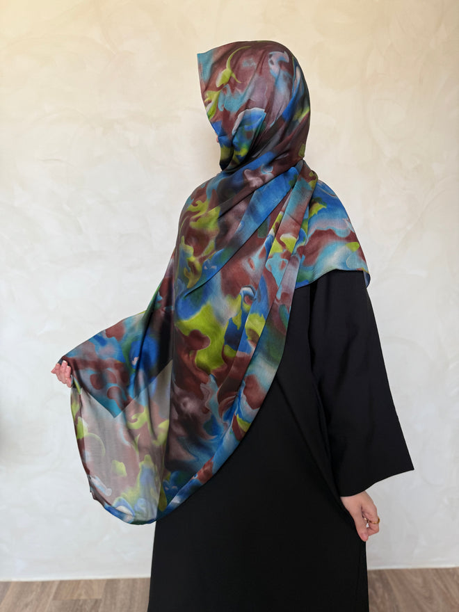 Printed Silk Hijaabs 3