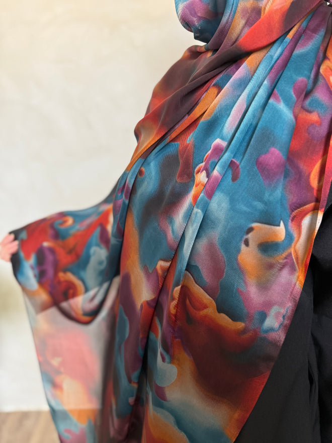 Printed Silk Hijaabs 2
