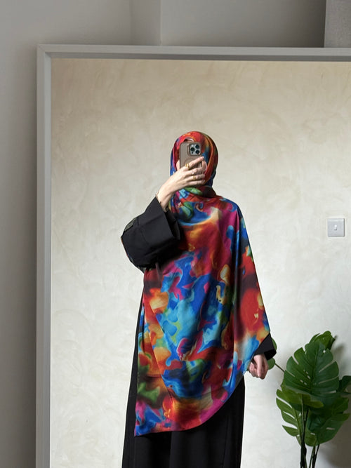 Printed Silk Hijaabs 5