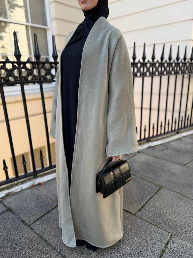 Stone Wool Coat abayah
