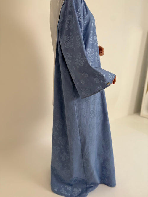 Blue rose Jacquard 3-piece Set