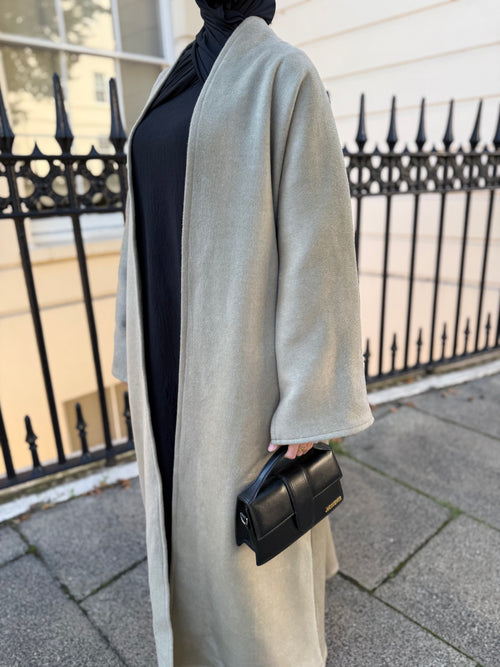 Stone Wool Coat abayah