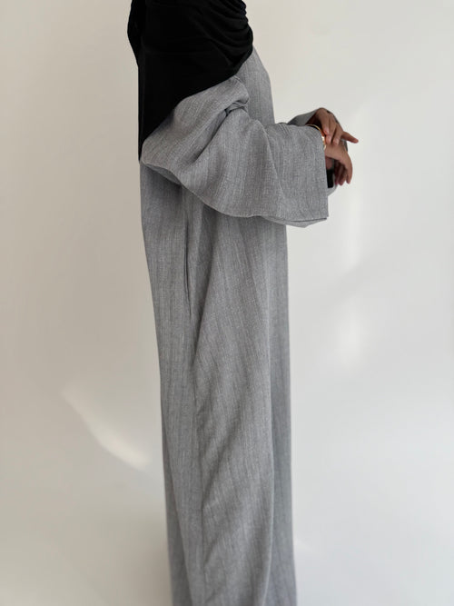 Grey Autumn abayah