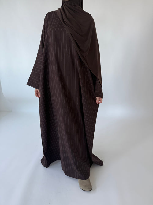 Walnut Stripe abayah