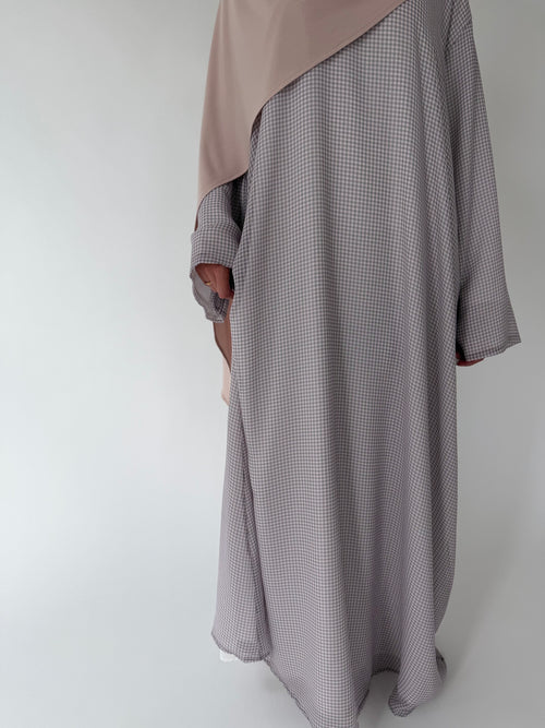 Lavender Checkered Dress