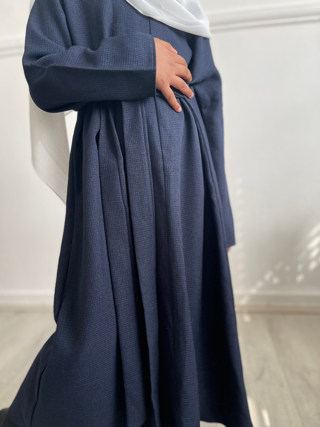 Classy navy kids abayah