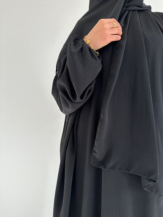 Luxury black prayer garment