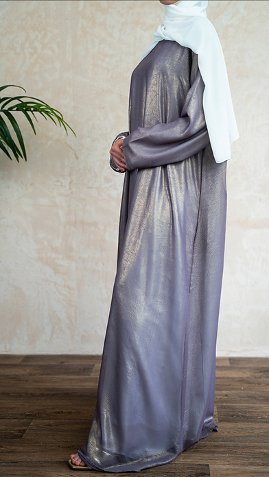Lilac dirac Kimono dress