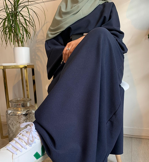 Navy Blue basics Abayah