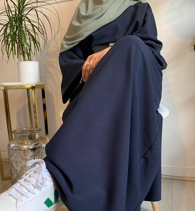 Navy Blue basics Abayah