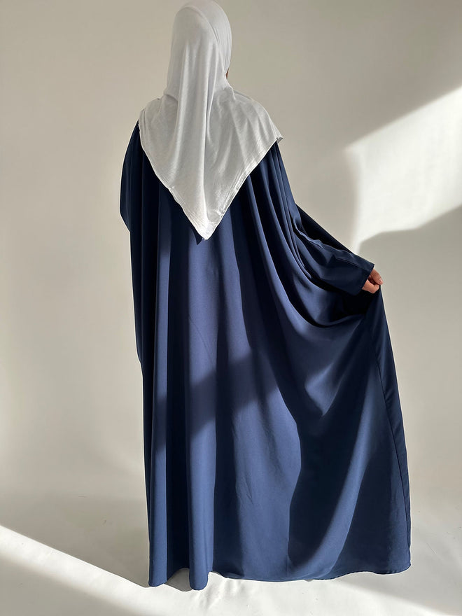 Navy butterfly abayah