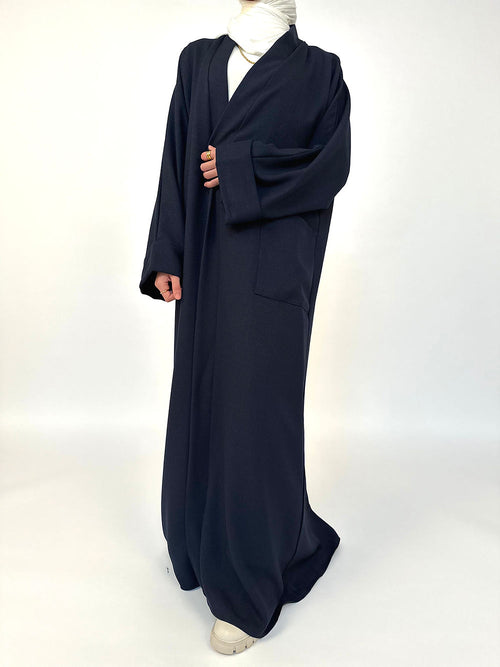 Navy Winter Abayah