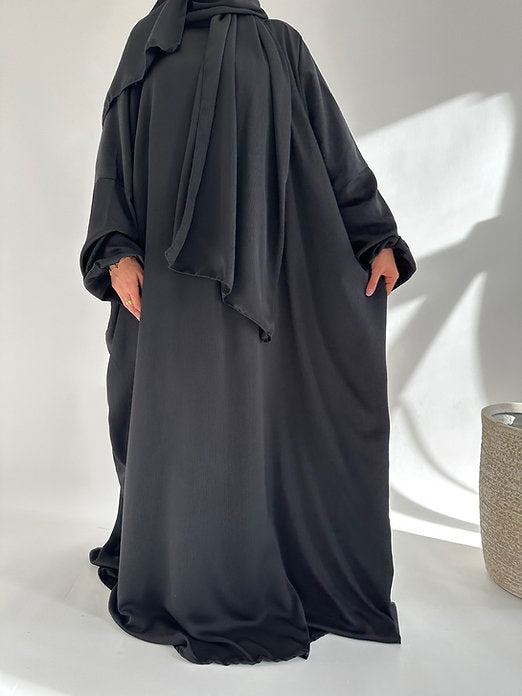 Luxury black prayer garment
