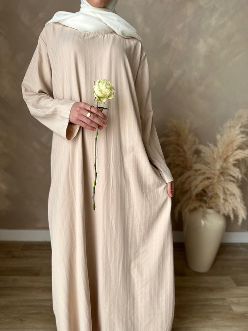 Beige Linen dress