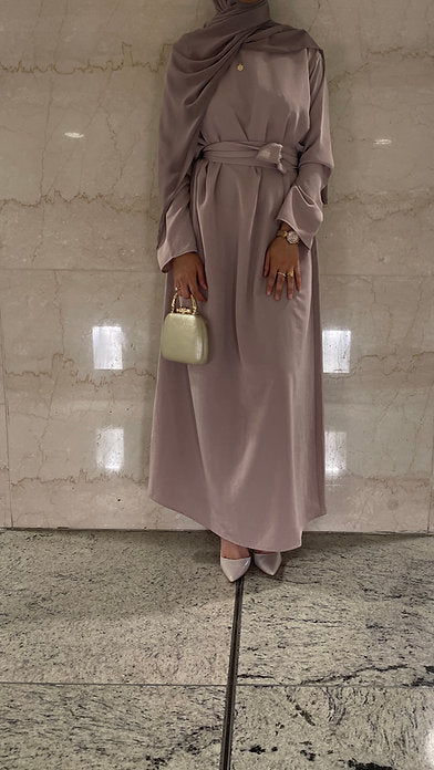 Mauve blossom dress