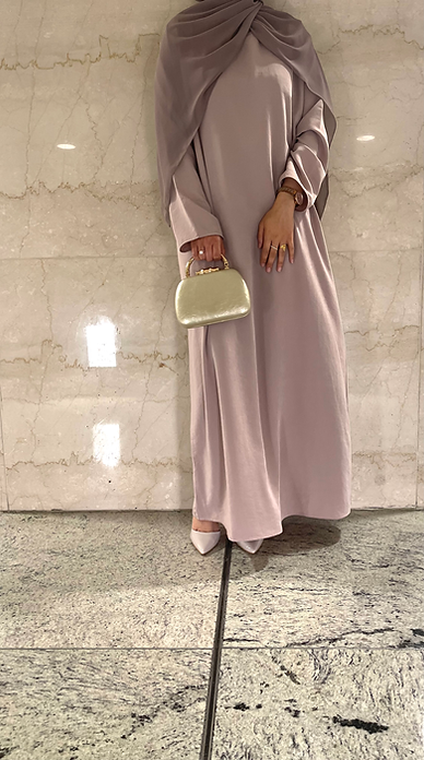Mauve blossom dress