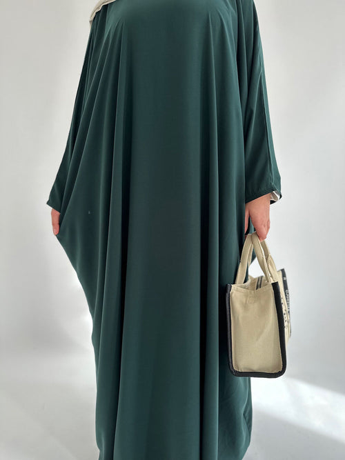 Emerald butterfly abayah