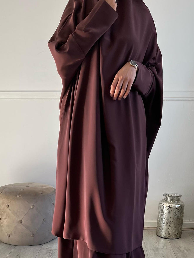 Khadijah (brown) 2-piece Jilbaab