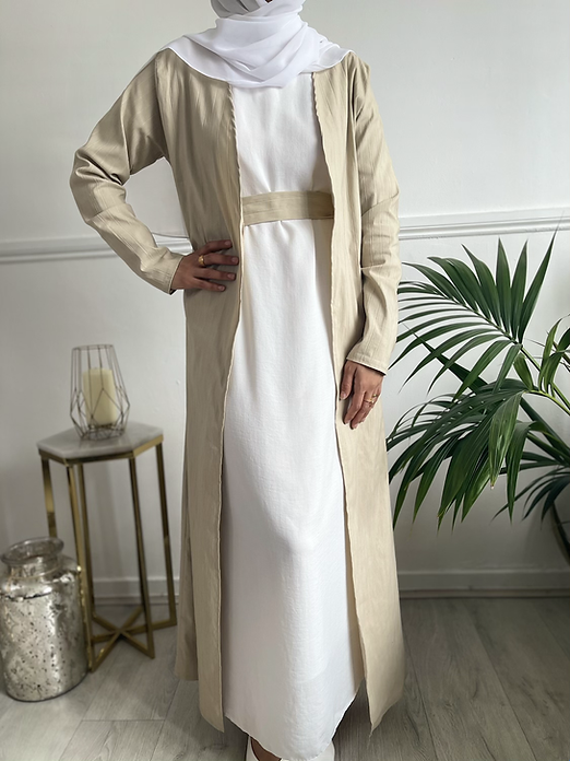 Fitted Trench abayah