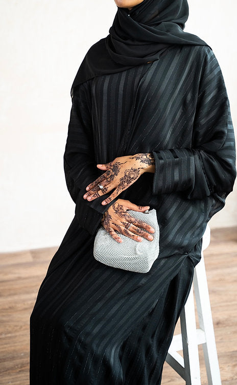 Black Kimono open abayah
