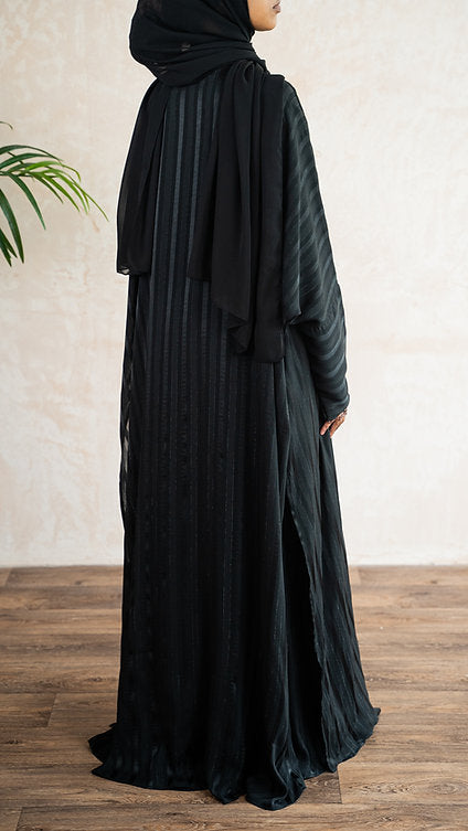 Black Kimono open abayah