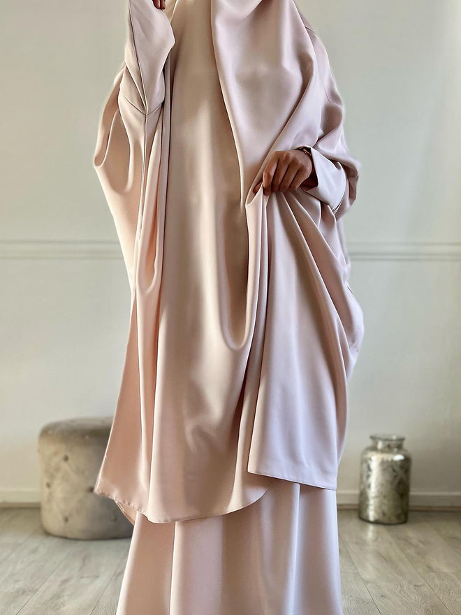 Fatimah (beige) 2-piece Jilbaab