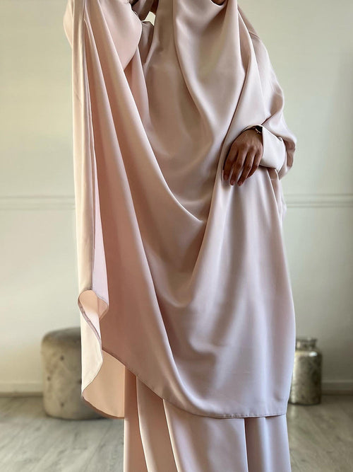 Fatimah (beige) 2-piece Jilbaab