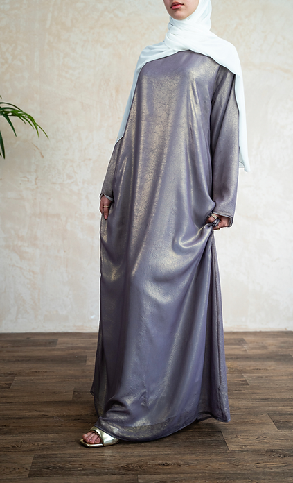 Lilac dirac Kimono dress
