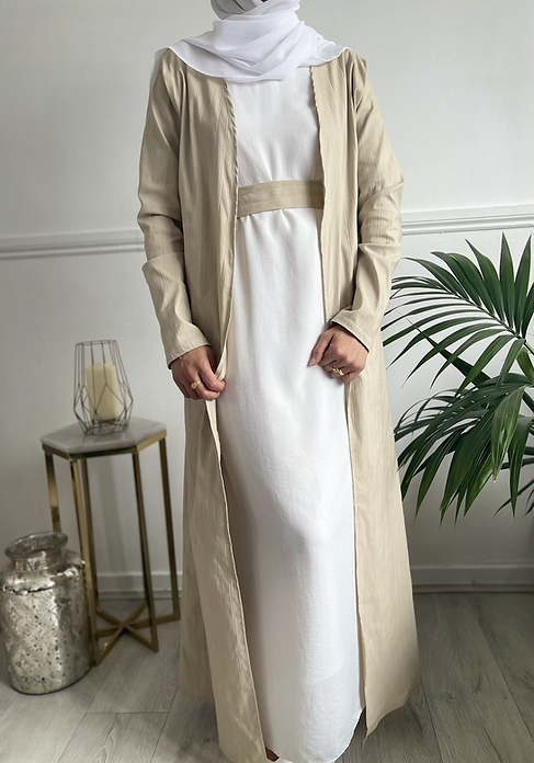 Fitted Trench abayah