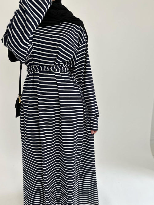Beach blue stripe Dress