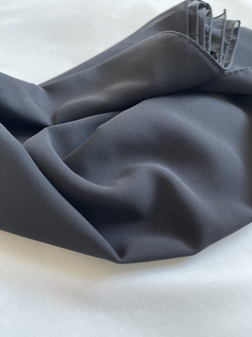 Black chiffon hijaab