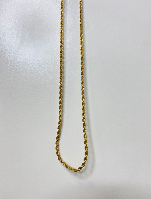 Braided Long Chain Necklace