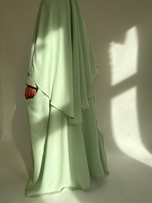 Mint green Khimar