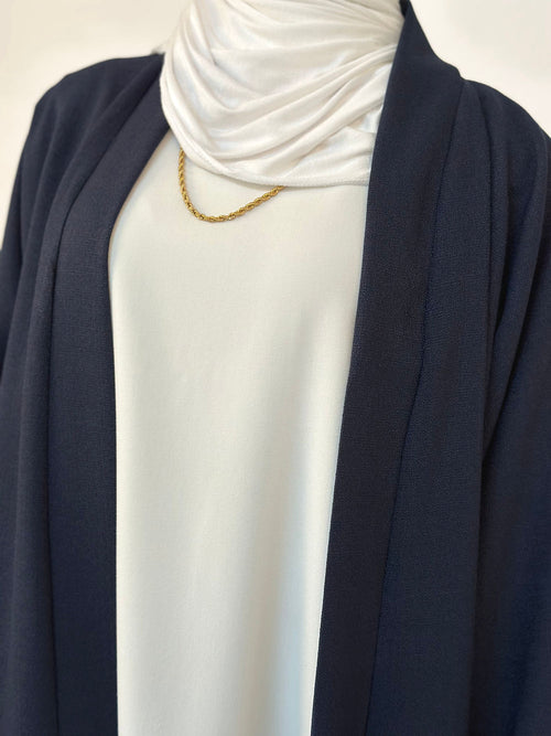Navy Winter Abayah
