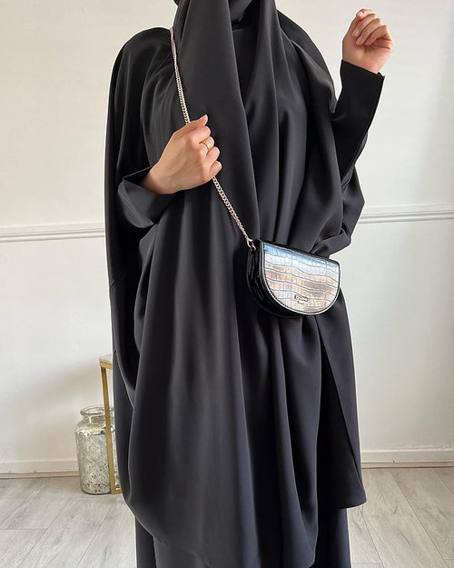 Zaynab  2-piece(black) Jilbaab