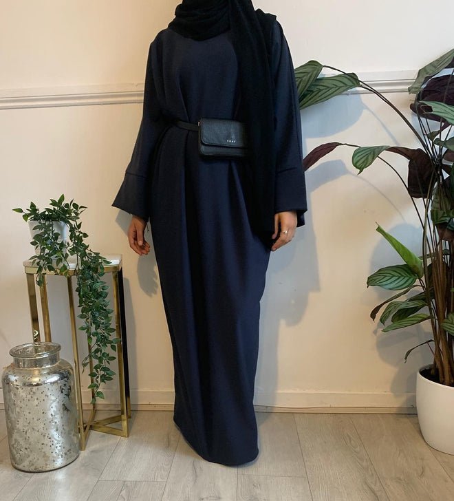 Navy Blue basics Abayah