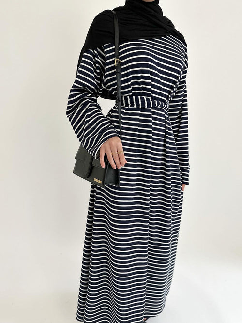 Beach blue stripe Dress