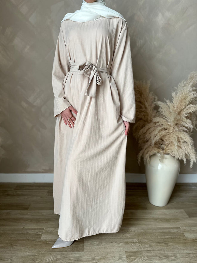 Beige Linen dress