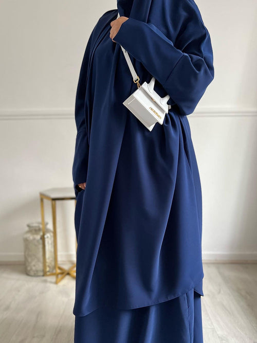 Hawa 2-piece (Royal blue) Jilbaab
