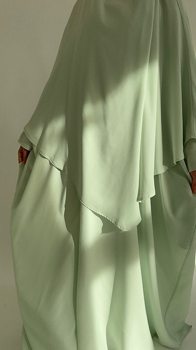 Mint green Khimar