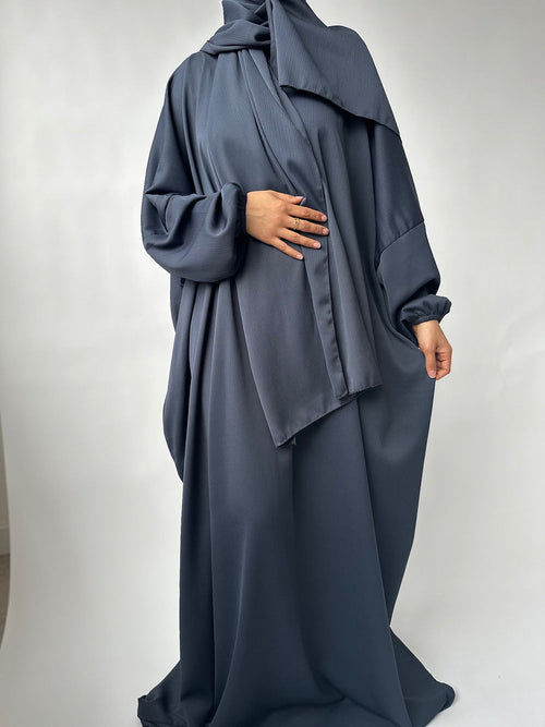 Luxury Steel Blue prayer garment