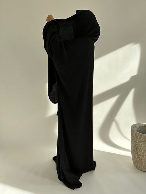 Luxury black prayer garment