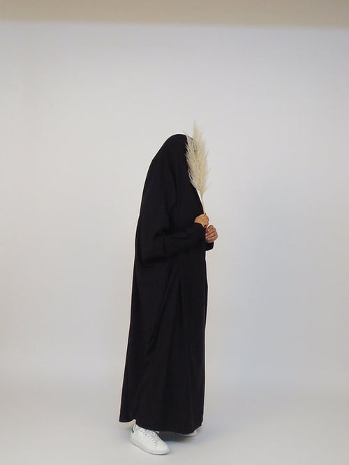 1-piece Jilbaab- Black