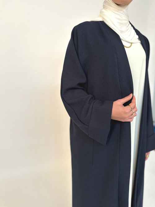 Navy Winter Abayah