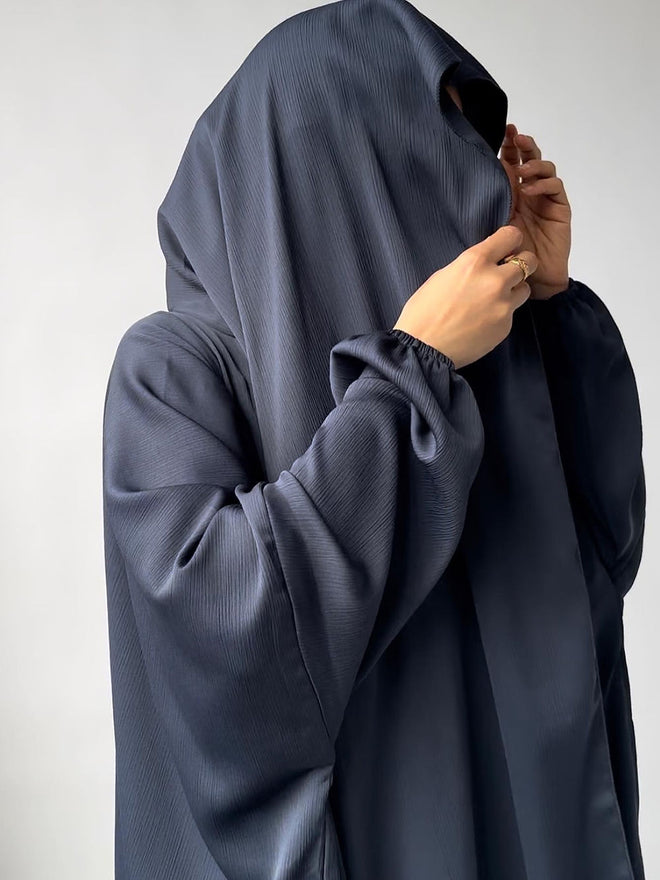 Luxury Steel Blue prayer garment