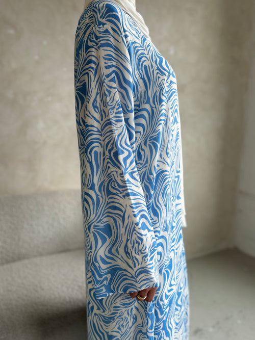 Blue Marble Dress