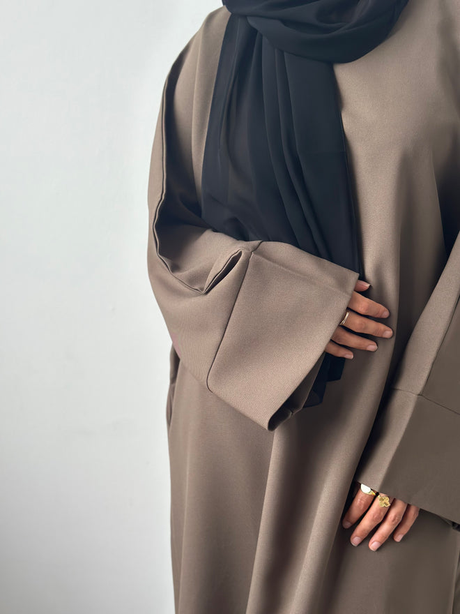Taupe basics Abayah