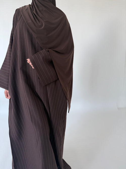 Walnut Stripe abayah