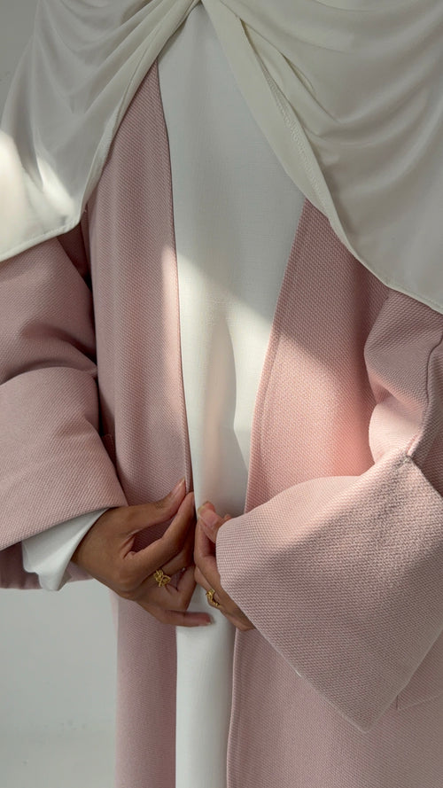 Pink Cloud Coat Abayah