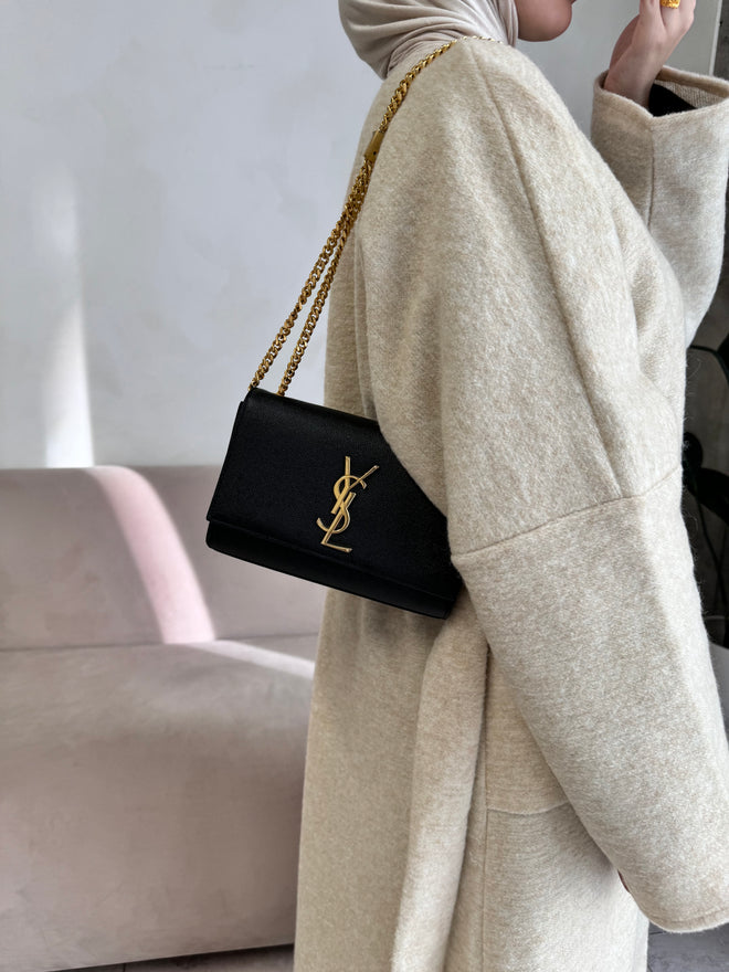 Beige Wool Coat abayah